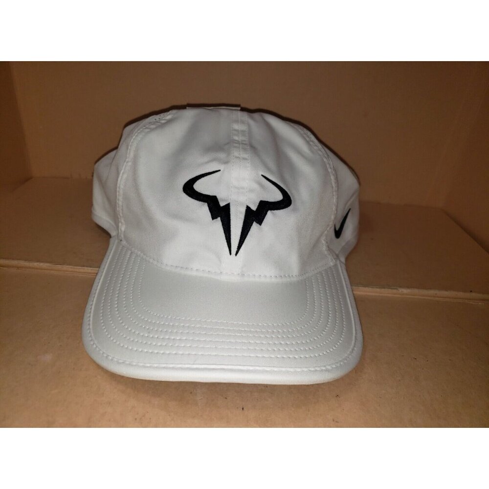 Nike Dri-Fit Club Unstructured Rafa Nadal Cap White Unisex Size S/M FB5600-100 - Picture 6 of 8